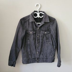 H&M Grey Denim Jacket - 100% Cotton - Size 2
